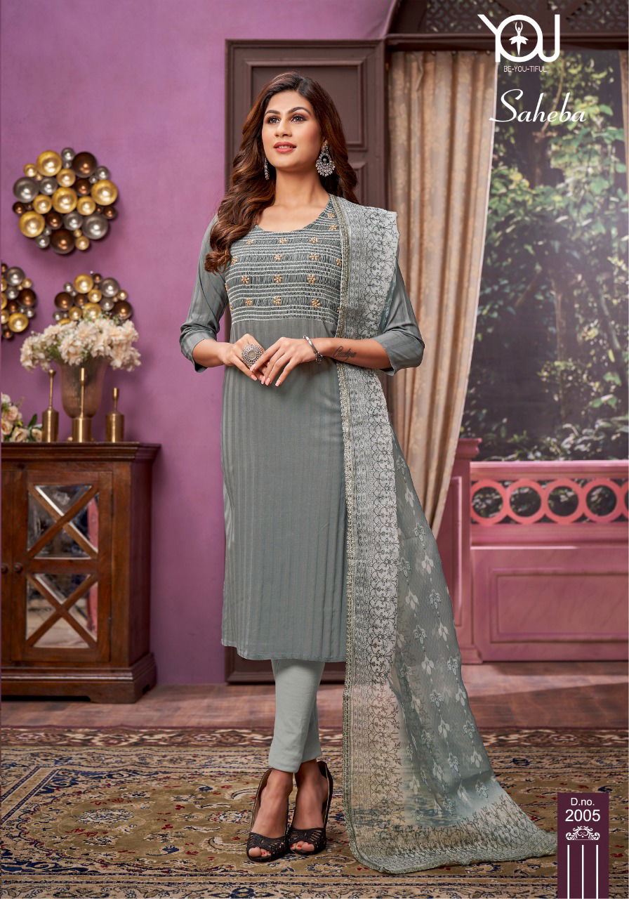 Wanna Saheba Latest Designer Ethnic Wear Kurti With Dupatta Collection